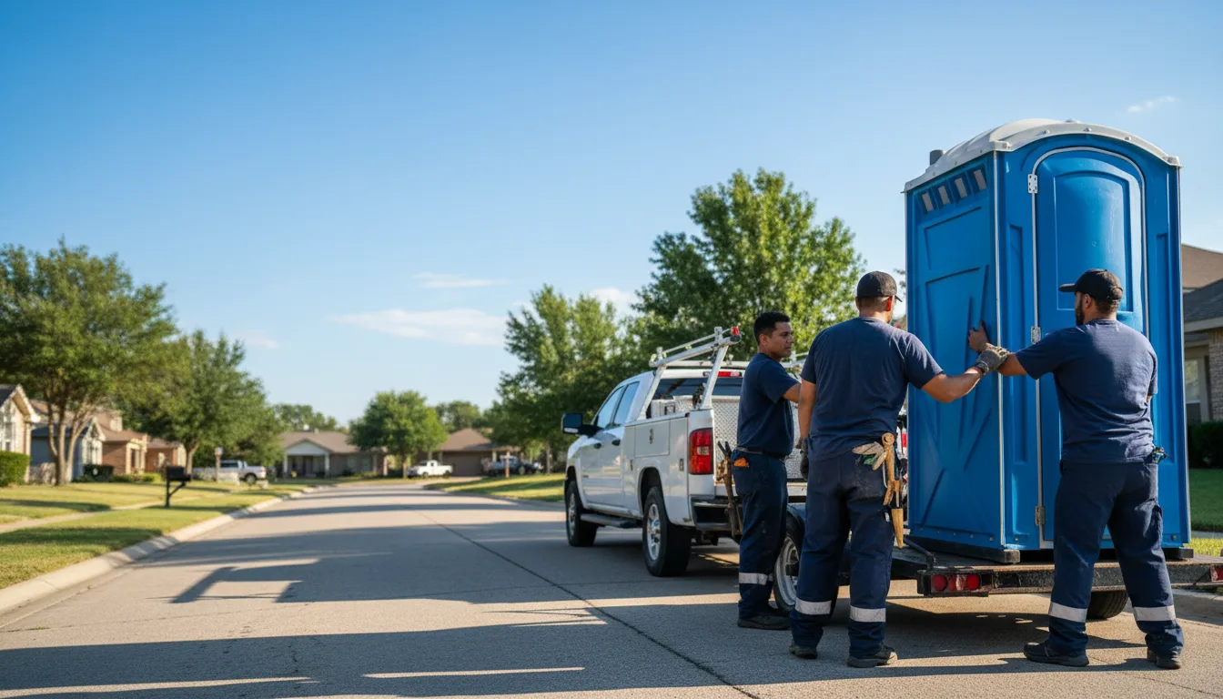 Portable Toilet Rental in Hunter, OK near me